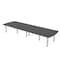 Skutchi Designs 45 in W, 144 in L, 29 in H, Engineered Wood Top, Grey HAR-AREC-46143-PT-AN - alternate 1